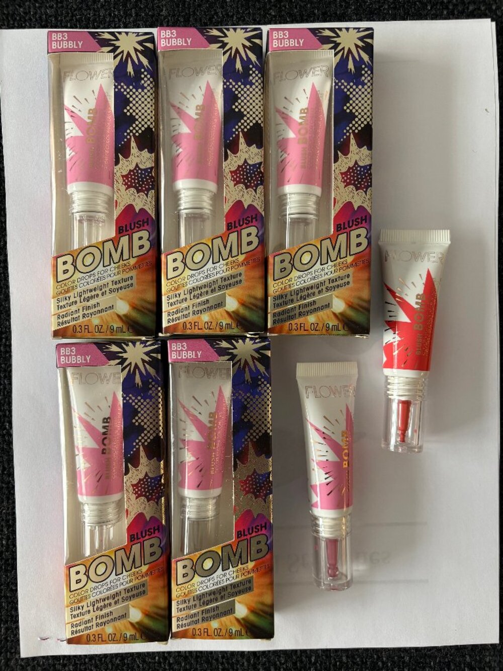 7pcs FLOWER BEAUTY BLUSH BOMB NIB